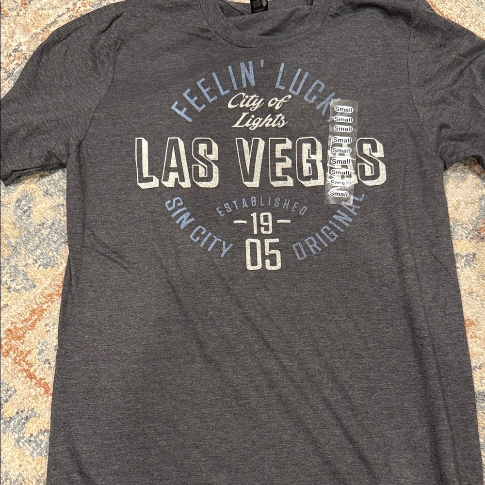 Las Vegas Graphic Men's T-Shirt - Gray‎